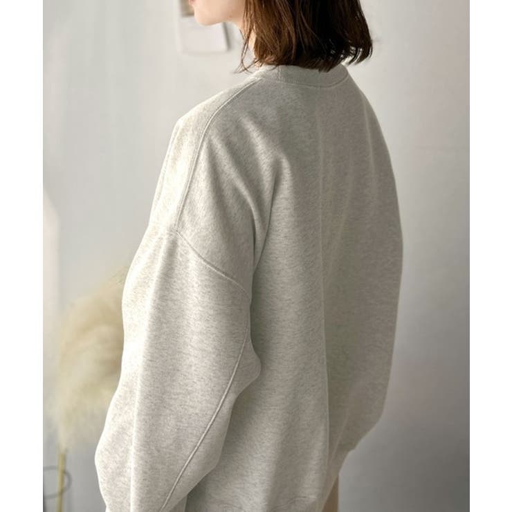 《JaVa ジャバコラボ》微配色刺繍の上品ロゴデザイン。刺繍カレッジロゴ裏起毛ス… | Classical Elf  | 詳細画像27 