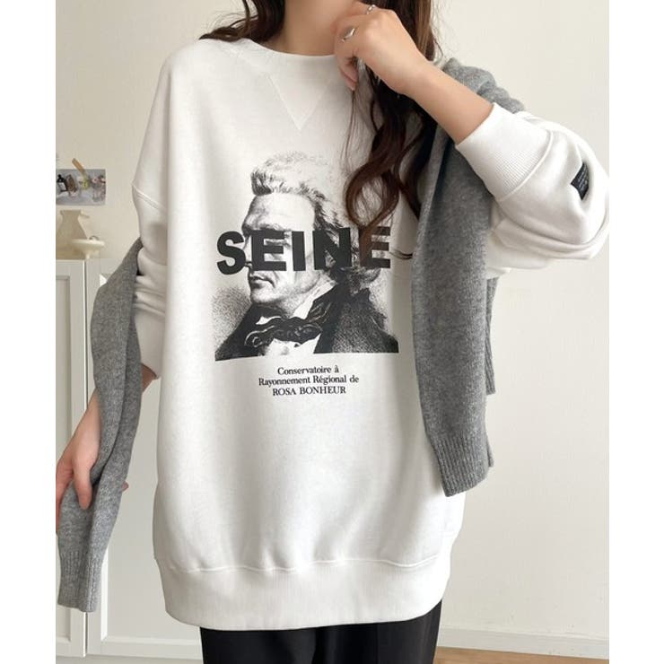 《JaVa ジャバコラボ》芸術の秋、アートを纏う。肖像画裏起毛スウェット | Classical Elf  | 詳細画像8 