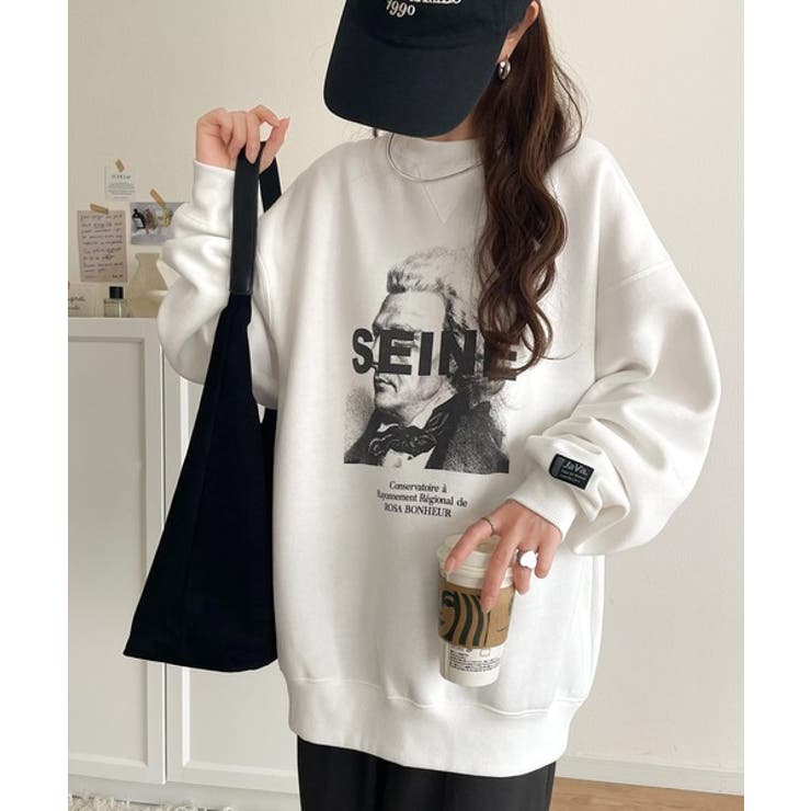 《JaVa ジャバコラボ》芸術の秋、アートを纏う。肖像画裏起毛スウェット | Classical Elf  | 詳細画像9 