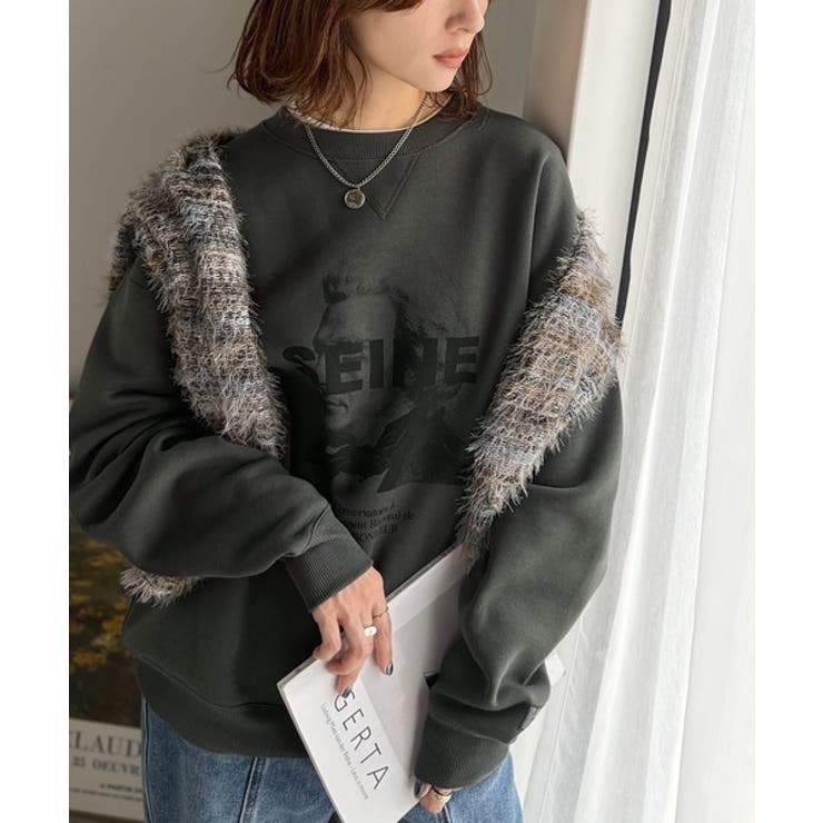 《JaVa ジャバコラボ》芸術の秋、アートを纏う。肖像画裏起毛スウェット | Classical Elf  | 詳細画像14 