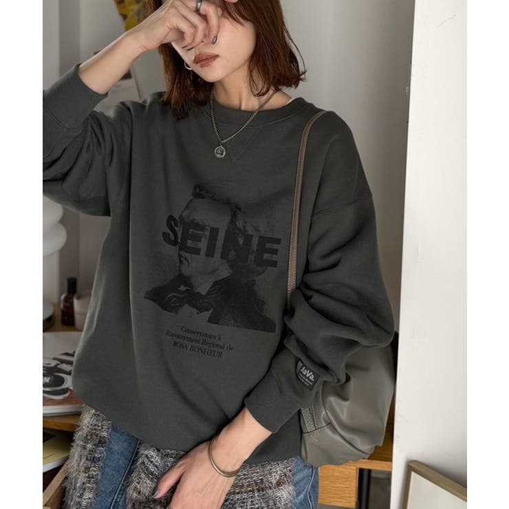 《JaVa ジャバコラボ》芸術の秋、アートを纏う。肖像画裏起毛スウェット | Classical Elf  | 詳細画像15 