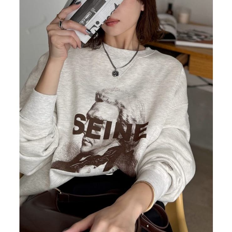 《JaVa ジャバコラボ》芸術の秋、アートを纏う。肖像画裏起毛スウェット | Classical Elf  | 詳細画像23 