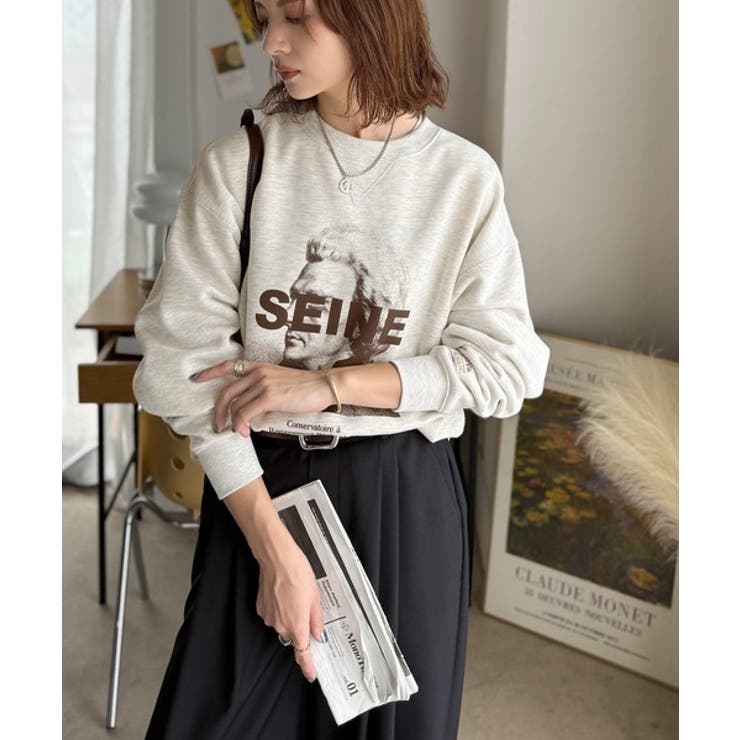 《JaVa ジャバコラボ》芸術の秋、アートを纏う。肖像画裏起毛スウェット | Classical Elf  | 詳細画像26 