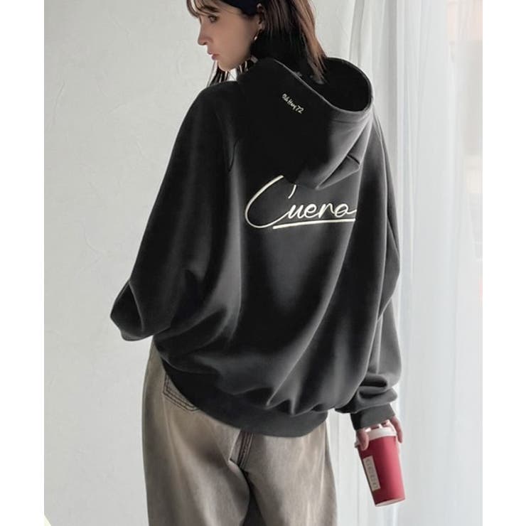 デイリーもお出かけも、ゆるっと可愛く決まる♪バック刺繍裏起毛パーカー | Classical Elf  | 詳細画像6 