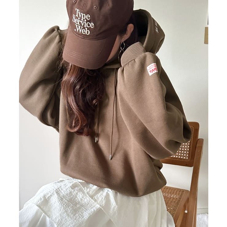 デイリーもお出かけも、ゆるっと可愛く決まる♪バック刺繍裏起毛パーカー | Classical Elf  | 詳細画像11 