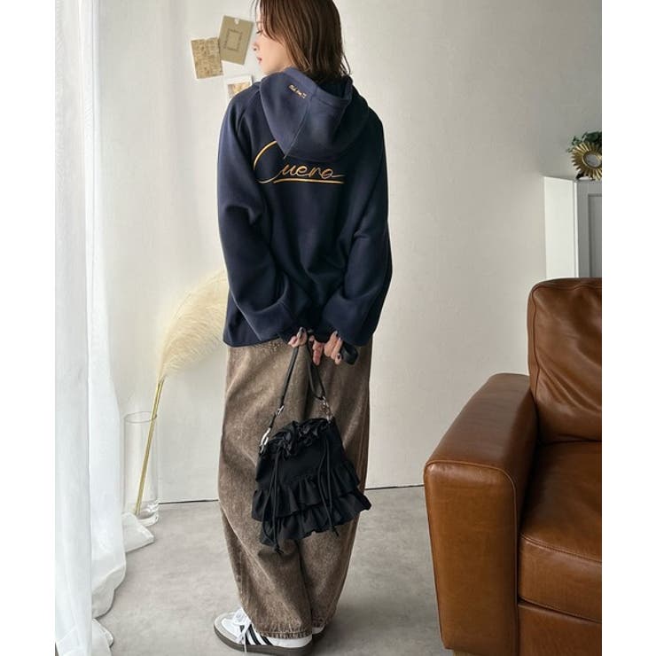 デイリーもお出かけも、ゆるっと可愛く決まる♪バック刺繍裏起毛パーカー | Classical Elf  | 詳細画像29 