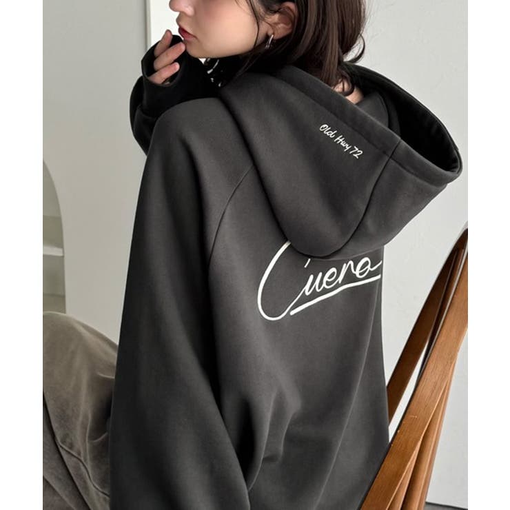 デイリーもお出かけも、ゆるっと可愛く決まる♪バック刺繍裏起毛パーカー | Classical Elf  | 詳細画像5 