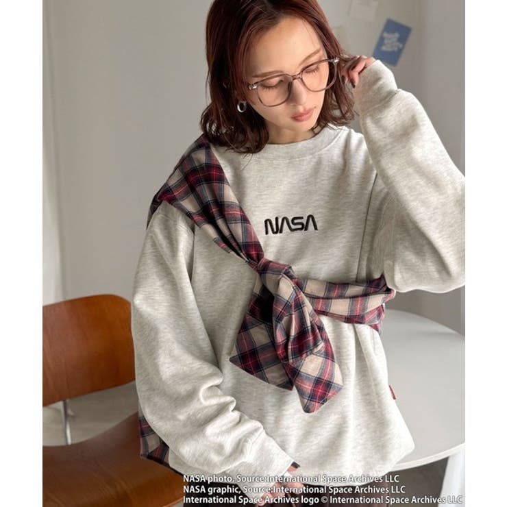 数量限定！シンプル刺繍で着回し力抜群♪フロントミニロゴ裏起毛スウェットトップス | Classical Elf  | 詳細画像9 