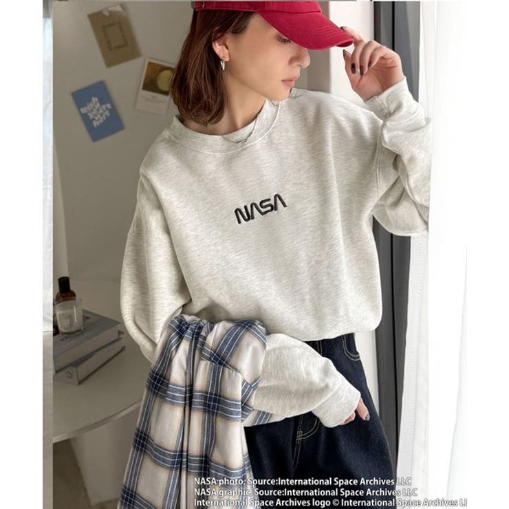 数量限定！シンプル刺繍で着回し力抜群♪フロントミニロゴ裏起毛スウェットトップス | Classical Elf  | 詳細画像11 