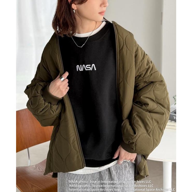 数量限定！シンプル刺繍で着回し力抜群♪フロントミニロゴ裏起毛スウェットトップス | Classical Elf  | 詳細画像7 