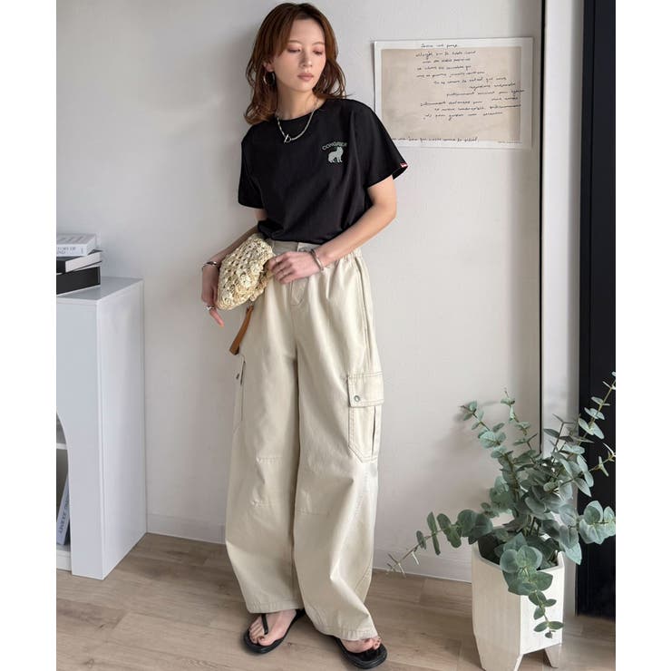 《JaVa ジャバコラボ》大人の遊び心をプラス。綿100％オオカミ刺繍Tシャツ（… | Classical Elf  | 詳細画像14 
