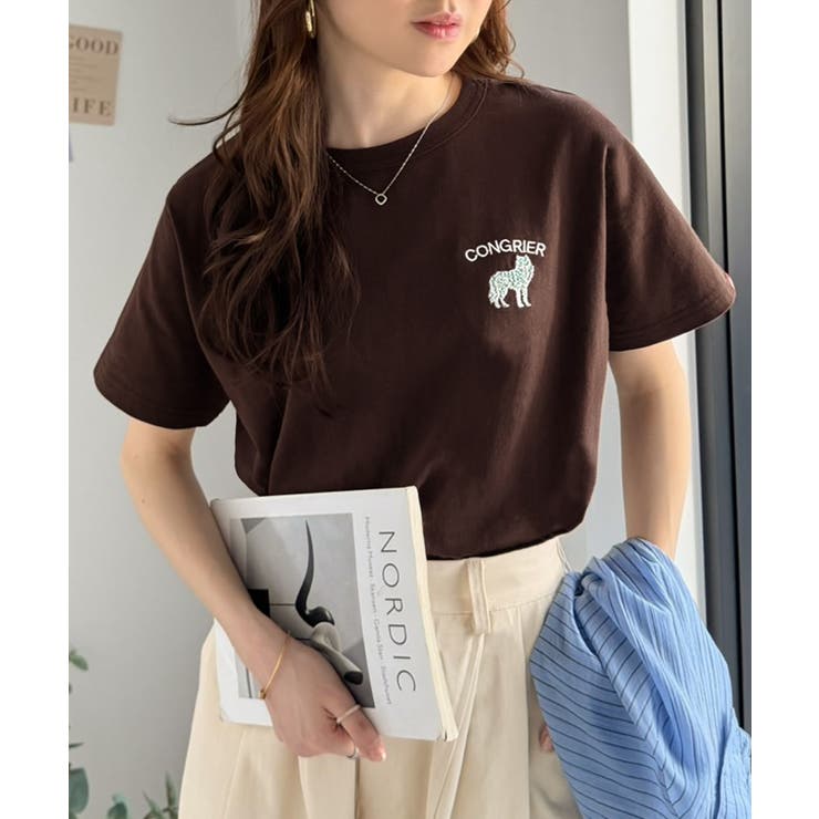 《JaVa ジャバコラボ》大人の遊び心をプラス。綿100％オオカミ刺繍Tシャツ（… | Classical Elf  | 詳細画像17 