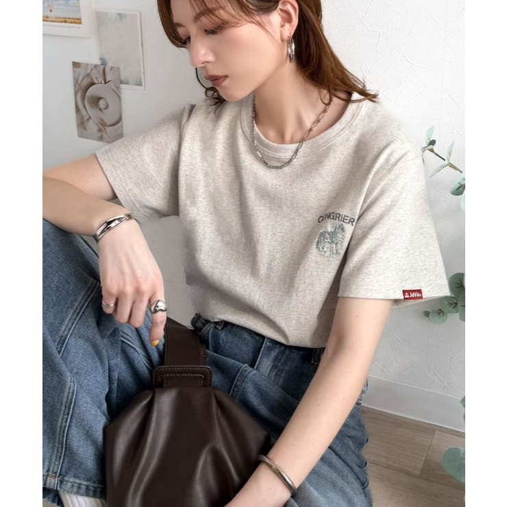 《JaVa ジャバコラボ》大人の遊び心をプラス。綿100％オオカミ刺繍Tシャツ（… | Classical Elf  | 詳細画像27 