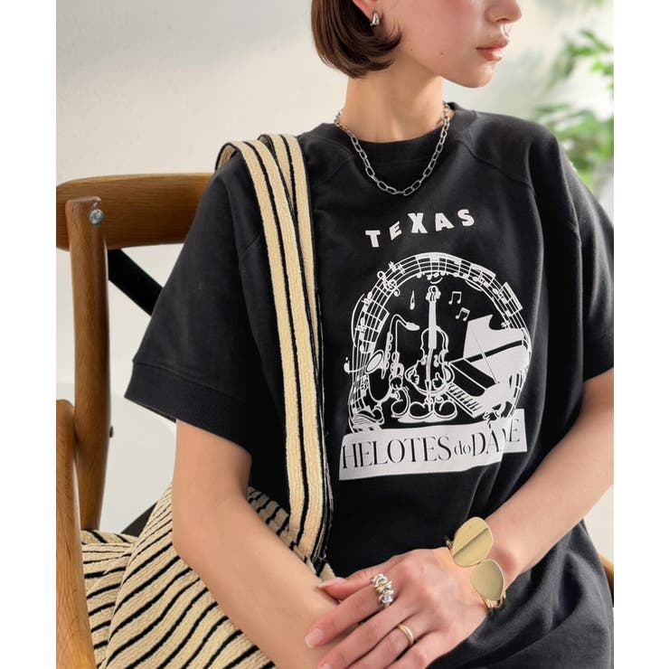 《JaVa ジャバコラボ》目を奪う、こなれ感。古着デザイン風ミュージックプリント… | Classical Elf  | 詳細画像14 