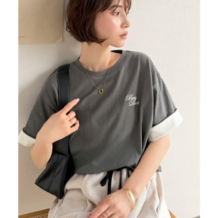 《JaVaジャバコラボ》大人の色魅せ、軽やかに映える。綿100％ 胸刺繍入り 袖… | Classical Elf  | 詳細画像22 