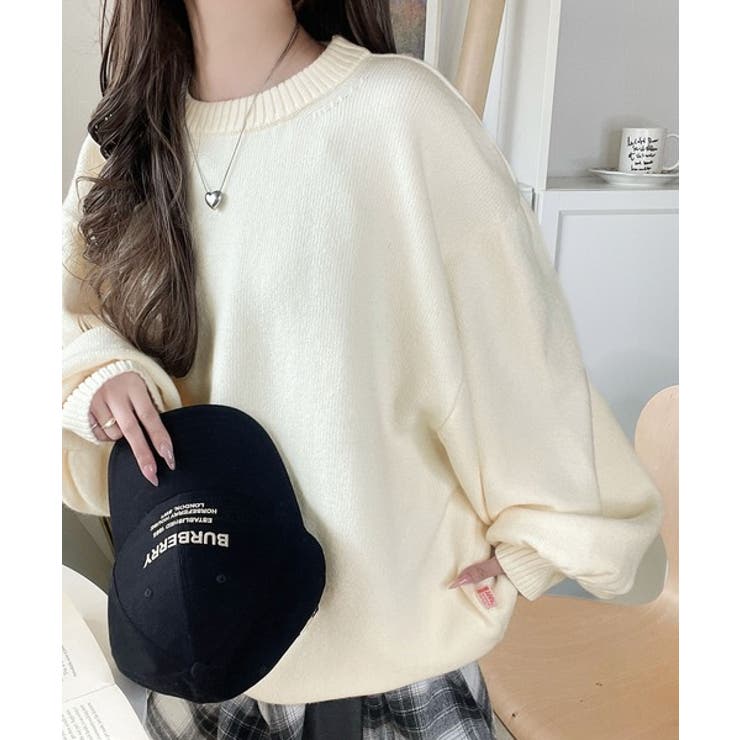 目を奪われるたっぷり袖。 ボリュームスリーブオーバーサイズニット | Classical Elf  | 詳細画像6 