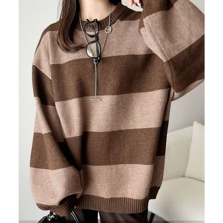 目を奪われるたっぷり袖。 ボリュームスリーブオーバーサイズニット | Classical Elf  | 詳細画像25 