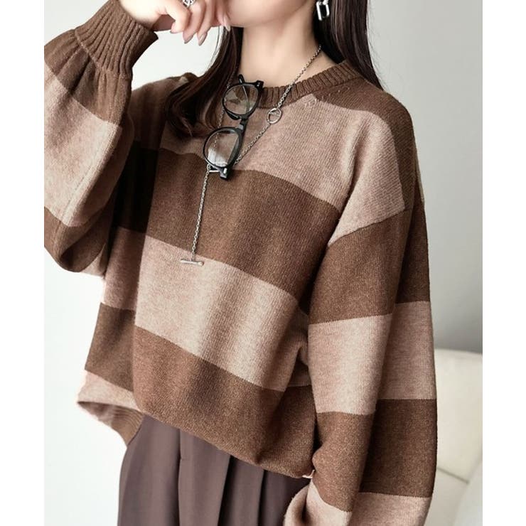 目を奪われるたっぷり袖。 ボリュームスリーブオーバーサイズニット | Classical Elf  | 詳細画像27 