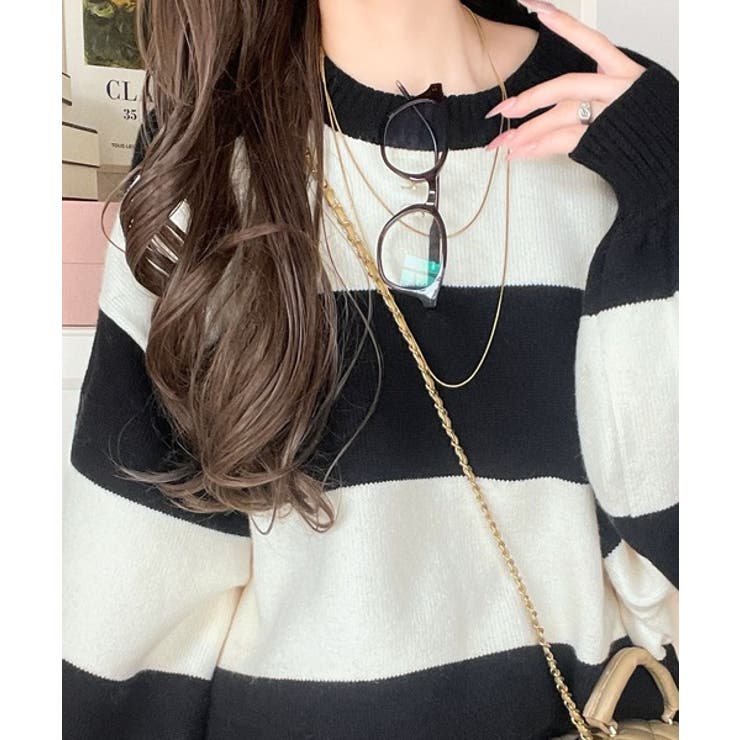 目を奪われるたっぷり袖。 ボリュームスリーブオーバーサイズニット | Classical Elf  | 詳細画像38 