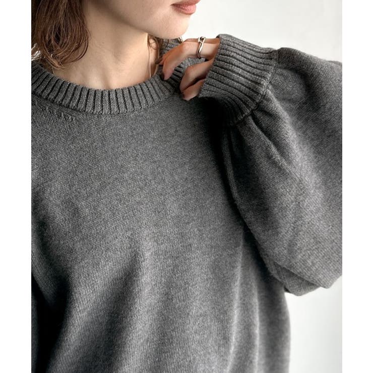目を奪われるたっぷり袖。 ボリュームスリーブオーバーサイズニット | Classical Elf  | 詳細画像41 