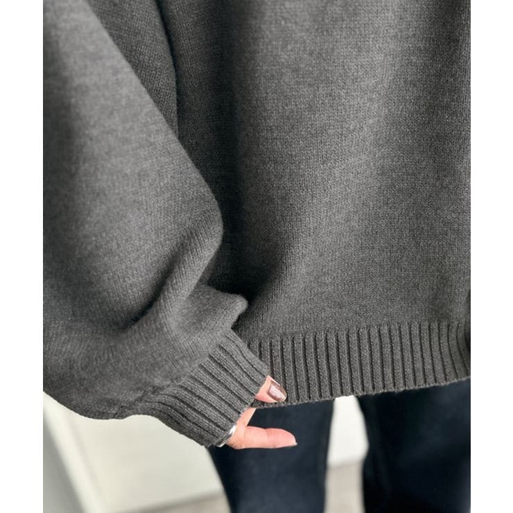 目を奪われるたっぷり袖。 ボリュームスリーブオーバーサイズニット | Classical Elf  | 詳細画像44 