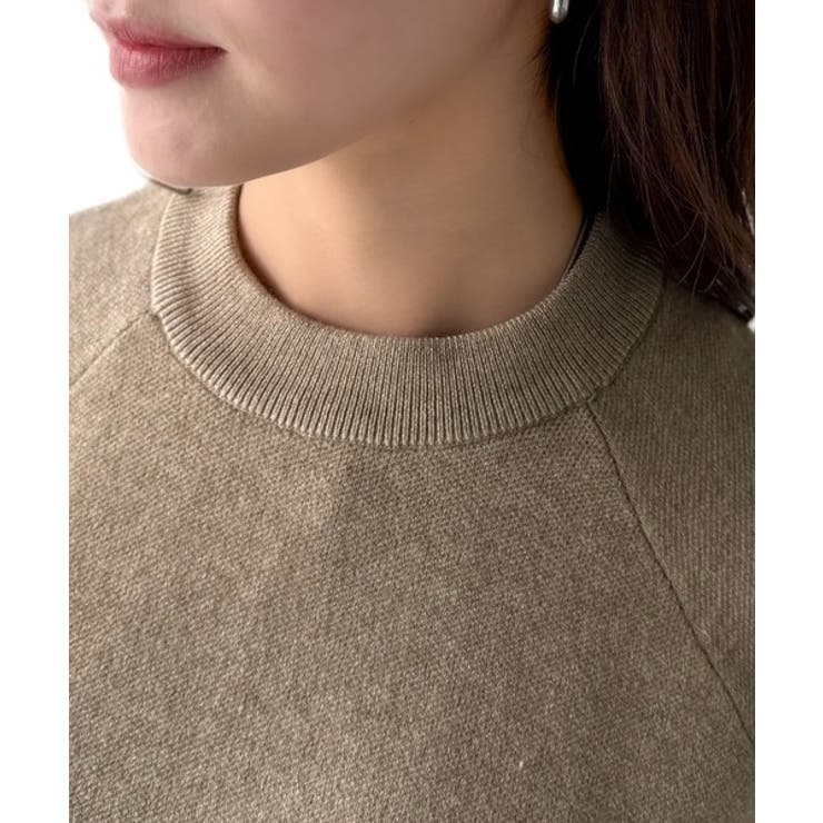 《JaVaジャバコラボ》こなれ感と快適さを両立◎サムホール付き袖リブ配色スウェッ… | Classical Elf  | 詳細画像41 