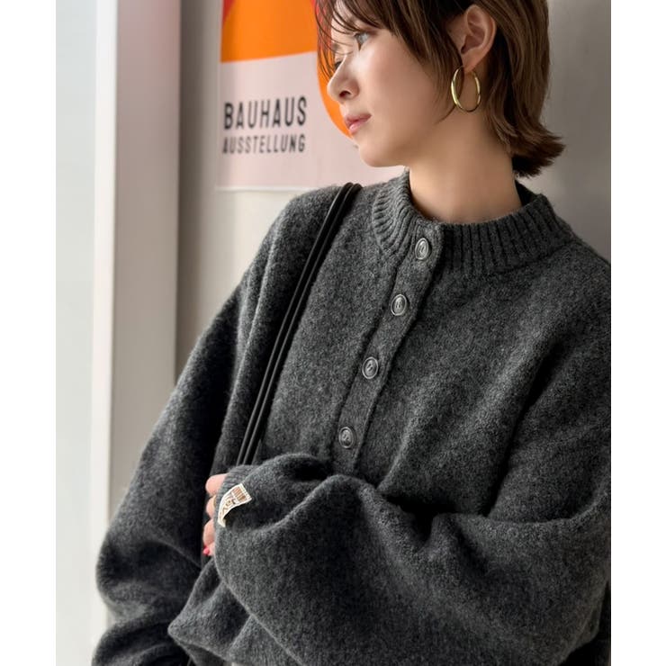 《JaVaジャバコラボ》ふんわり袖たっぽり。配色テープアノラック風ニットプルオー… | Classical Elf  | 詳細画像24 