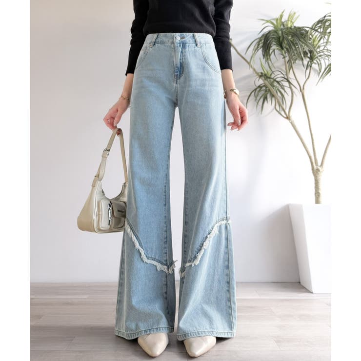 【mily bilet】ヴィンテージライクな脚盛れデニム♪ウエスタンライクフリン… | Classical Elf  | 詳細画像14 