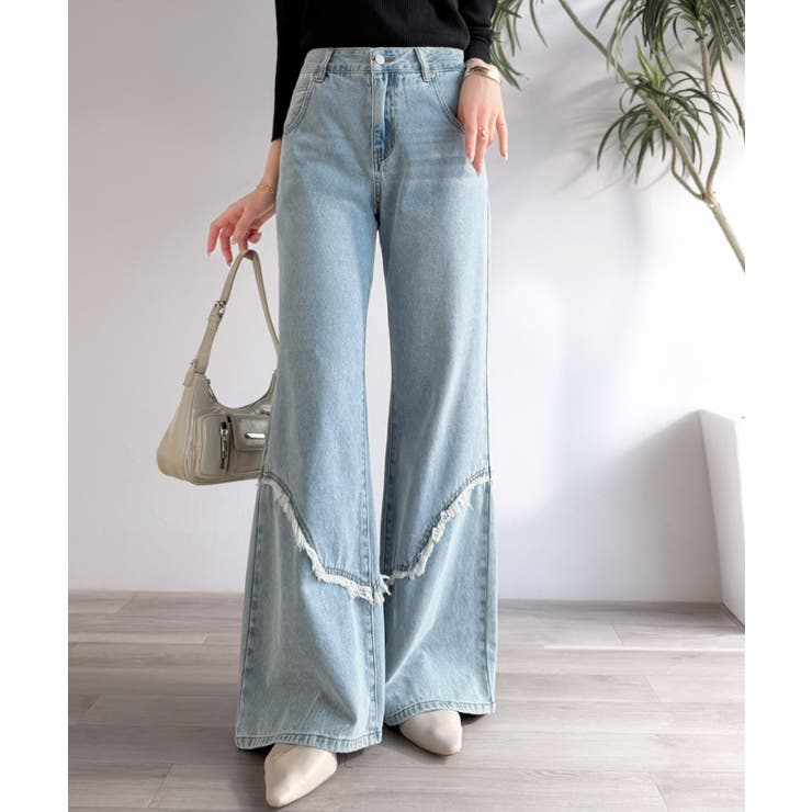 【mily bilet】ヴィンテージライクな脚盛れデニム♪ウエスタンライクフリン… | Classical Elf  | 詳細画像15 