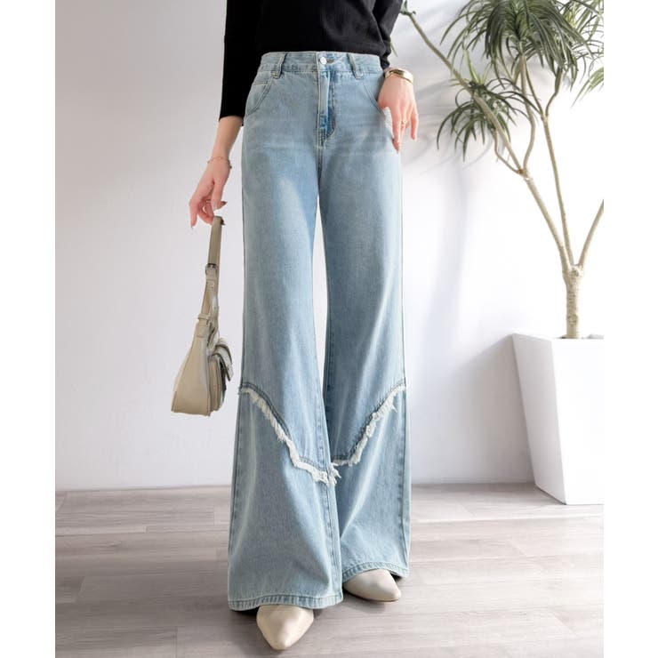 【mily bilet】ヴィンテージライクな脚盛れデニム♪ウエスタンライクフリン… | Classical Elf  | 詳細画像17 