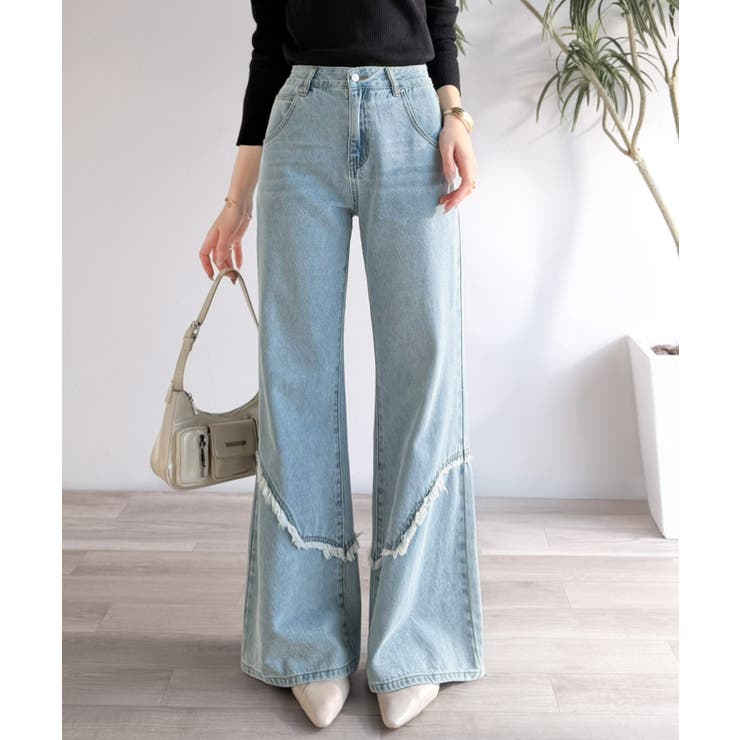 【mily bilet】ヴィンテージライクな脚盛れデニム♪ウエスタンライクフリン… | Classical Elf  | 詳細画像18 