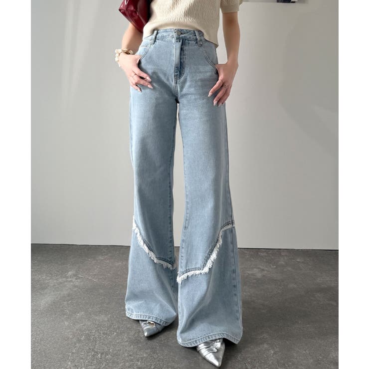 【mily bilet】ヴィンテージライクな脚盛れデニム♪ウエスタンライクフリン… | Classical Elf  | 詳細画像23 