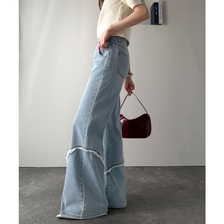 【mily bilet】ヴィンテージライクな脚盛れデニム♪ウエスタンライクフリン… | Classical Elf  | 詳細画像25 