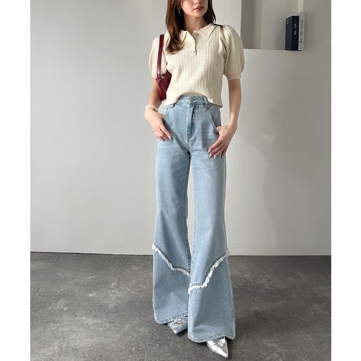 【mily bilet】ヴィンテージライクな脚盛れデニム♪ウエスタンライクフリン… | Classical Elf  | 詳細画像26 