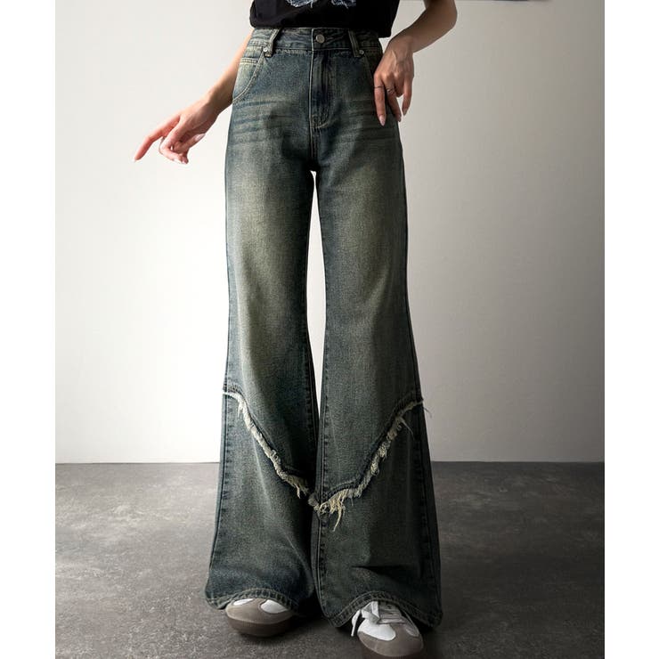 【mily bilet】ヴィンテージライクな脚盛れデニム♪ウエスタンライクフリン… | Classical Elf  | 詳細画像33 