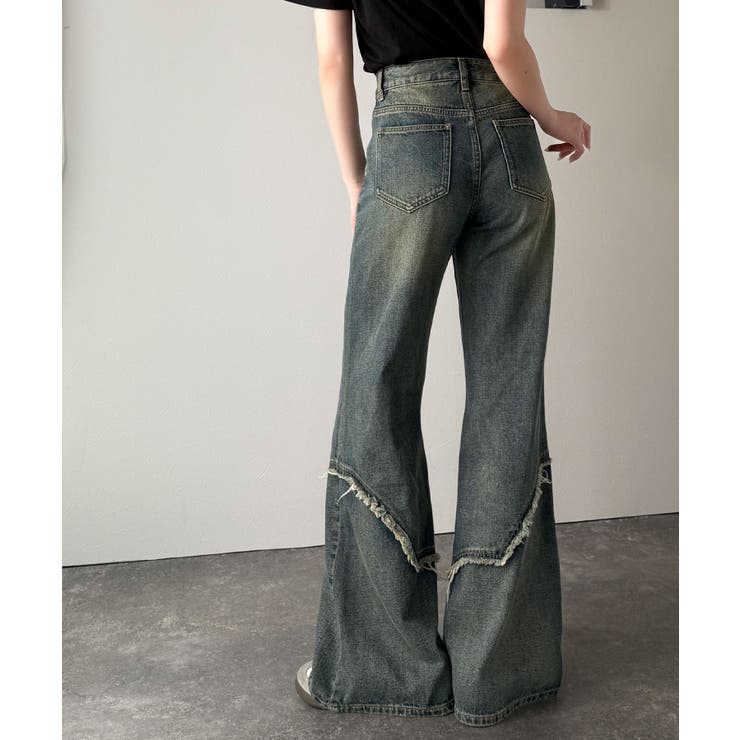 【mily bilet】ヴィンテージライクな脚盛れデニム♪ウエスタンライクフリン… | Classical Elf  | 詳細画像34 