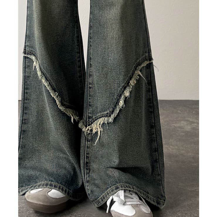 【mily bilet】ヴィンテージライクな脚盛れデニム♪ウエスタンライクフリン… | Classical Elf  | 詳細画像43 