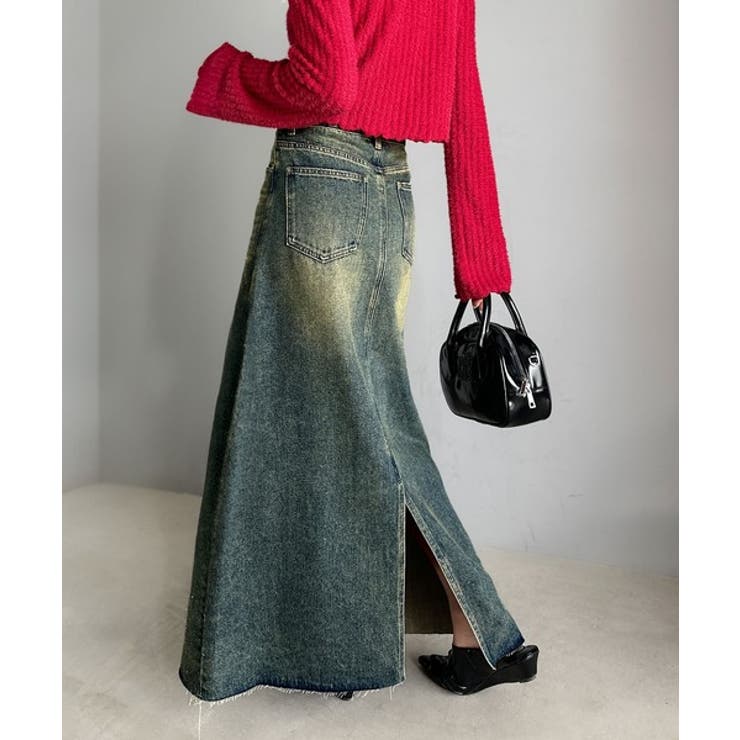 【mily bilet】上品なAライン。ビジューストーン付きフレアスカート | Classical Elf  | 詳細画像13 