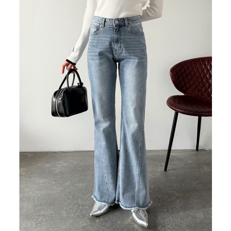 【mily bilet】きゅんと恋する後ろ姿。バックリボン美脚ストレッチフレアデ… | Classical Elf  | 詳細画像10 