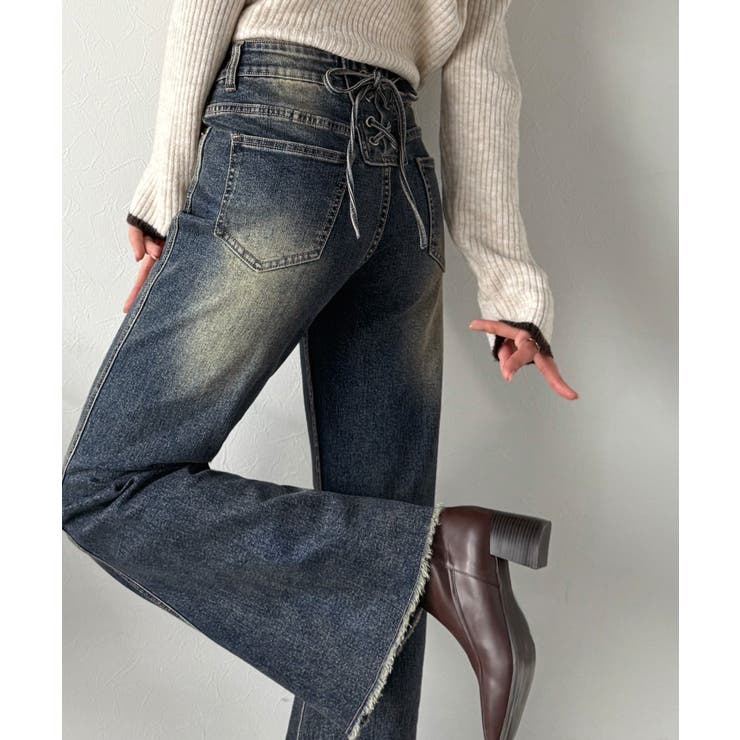 【mily bilet】きゅんと恋する後ろ姿。バックリボン美脚ストレッチフレアデ… | Classical Elf  | 詳細画像15 