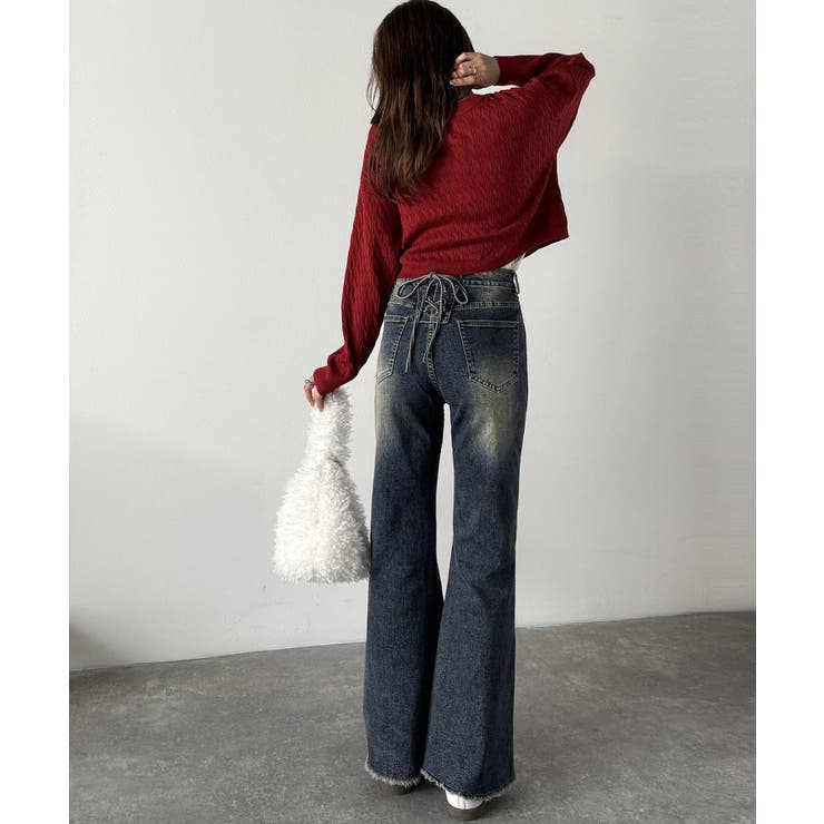 【mily bilet】きゅんと恋する後ろ姿。バックリボン美脚ストレッチフレアデ… | Classical Elf  | 詳細画像24 