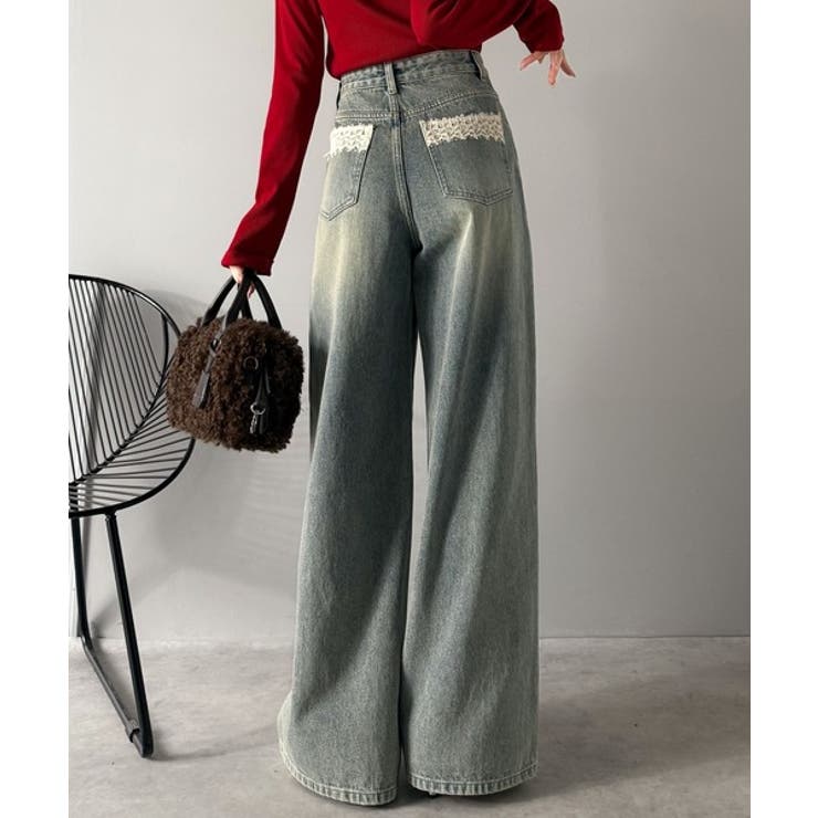 オーバーダイ | 【mily bilet】うしろ姿までときめかせて。バックポケットレース使いアシン… | Classical Elf 