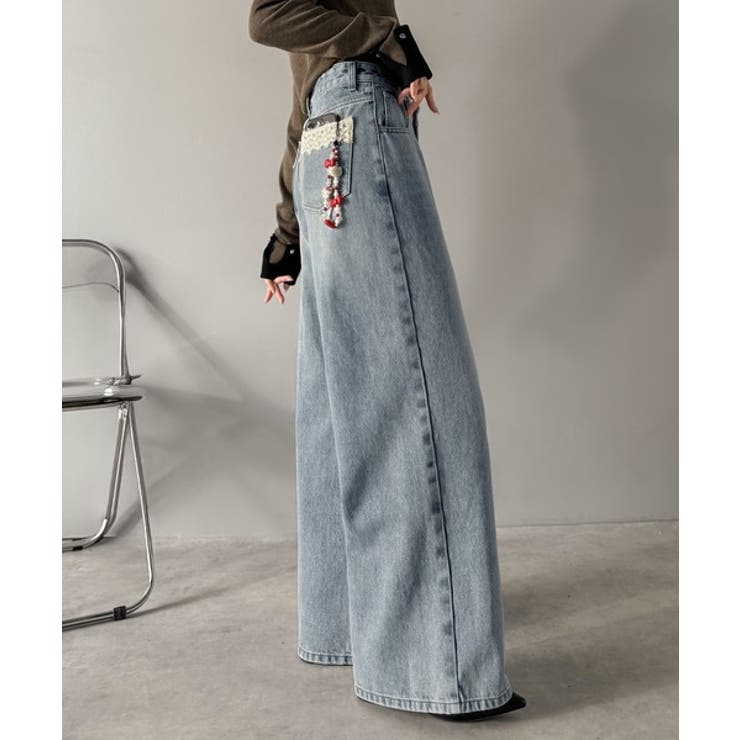 【mily bilet】うしろ姿までときめかせて。バックポケットレース使いアシン… | Classical Elf  | 詳細画像1 