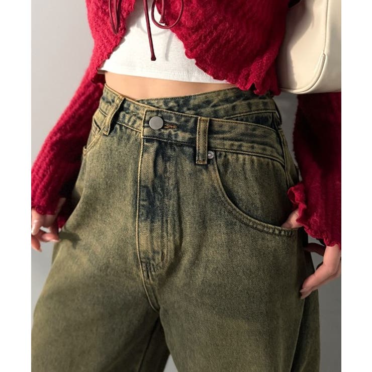 「あのデニム、超かわいい…！」街で振り返られるトレンドデザイン。サイドギャザーウ… | Classical Elf  | 詳細画像18 