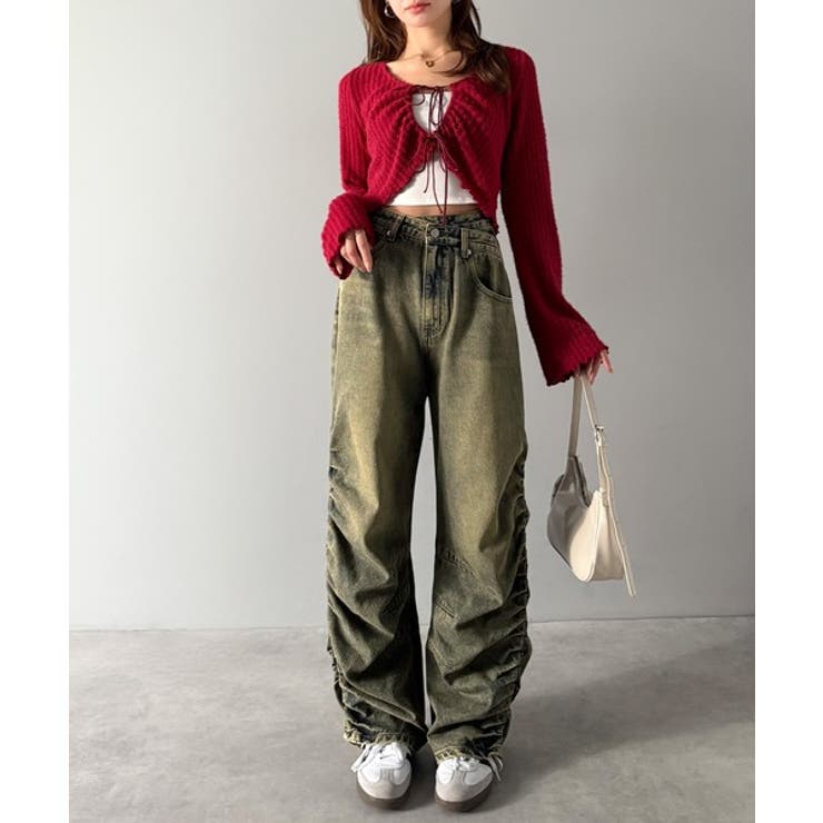 「あのデニム、超かわいい…！」街で振り返られるトレンドデザイン。サイドギャザーウ… | Classical Elf  | 詳細画像22 