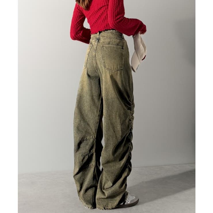 「あのデニム、超かわいい…！」街で振り返られるトレンドデザイン。サイドギャザーウ… | Classical Elf  | 詳細画像24 