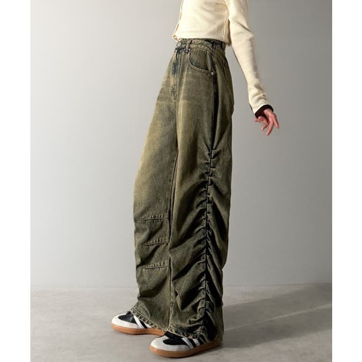 「あのデニム、超かわいい…！」街で振り返られるトレンドデザイン。サイドギャザーウ… | Classical Elf  | 詳細画像25 