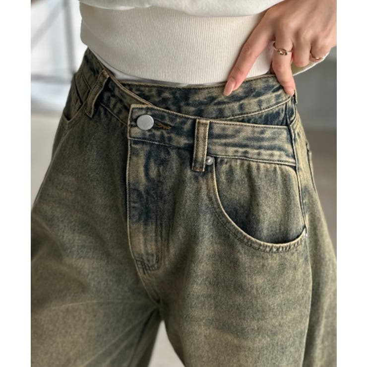 「あのデニム、超かわいい…！」街で振り返られるトレンドデザイン。サイドギャザーウ… | Classical Elf  | 詳細画像28 