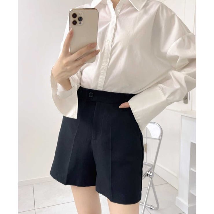 【mily bilet】ハンサムな大人顔。ハイウエストショートパンツ | Classical Elf  | 詳細画像5 