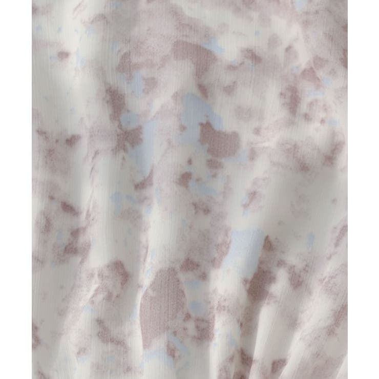 【mily bilet】透明感も今っぽさも叶う。シフォン楊柳ムラ柄ワンピース | Classical Elf  | 詳細画像16 